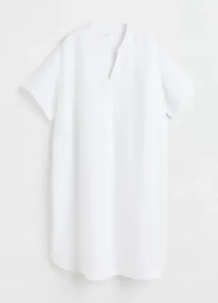 Льняное платье свободного кроя h&m, лен, вискоза4 фото