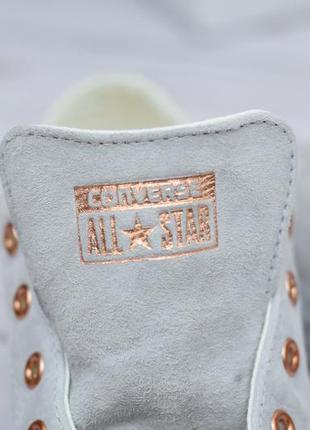 38 розмір. сірі замшеві кеди converse all star. оригінал6 фото