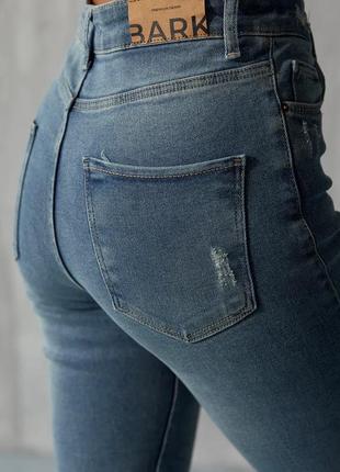 Жіночі джинси мом прямі турция висока посадка4 фото