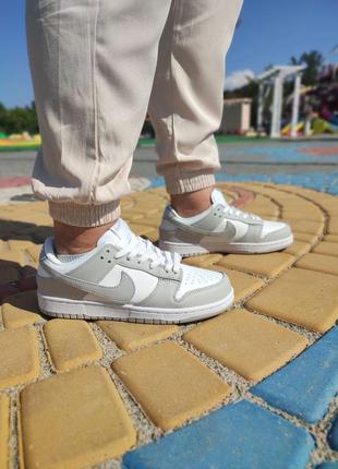 Женские бело-серые кроссовки nike sb dunk жіночі біло-сірі кросівки nike sb dunk8 фото