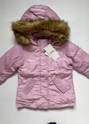 Демисезонная куртка девочка ovs 18-24мес/86-92см