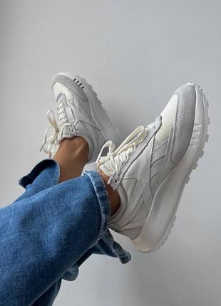 Жіночі кросівки reebok classic leather legacy white olahraga.