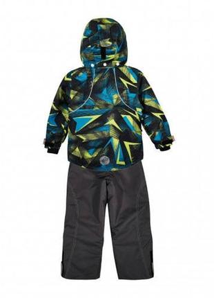 Детская зимняя куртка и полукомбинезон be easy для мальчика р. 92 см. зимний комплект6 фото