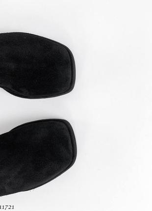 Замшеві ботфорти високі чоботи на платформі натуральна замша замшевые ботфорты высокие сапоги натуральная замша10 фото