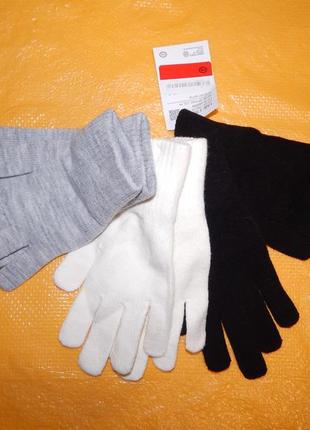 Рукавички в'язані одинарні c&a, німеччина