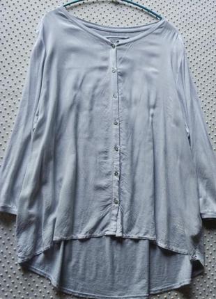 Better rich/уютная поплиновая блуза небесного оттенка от американского бренда-за полцены!2 фото