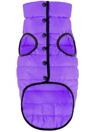 Одностороння курточка для собак airyvest one фіолетова,салатовий розмір s35