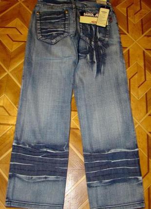 Новые укороченные джинсы sarol jeans (р.24)5 фото
