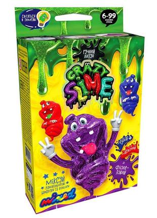 Набор креативного творчества "crazy slime mini", danko toys, slm-02-04u