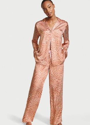 Сатинова пижама victoria's secret the satin pj set размер м