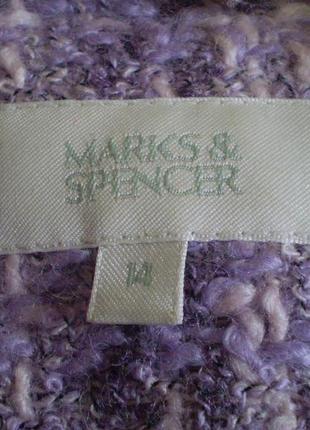 Жіночий твідовий жакет mark&spencer uk14 48р. l, вовна8 фото