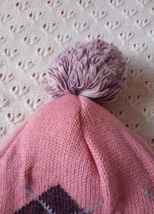 Термо шапочка janus з мериносової вовни зимова на флісі шапка шерстяна тепла шерсть мериноса6 фото