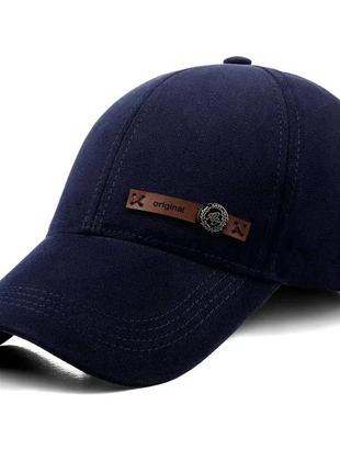 Бейсболка мужская котоновая кепка с регулировкой atrics ibk205 темно-синий