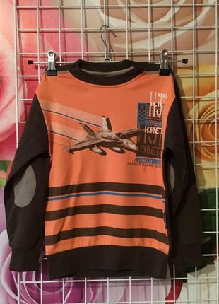 Стильний трикотажний реглан для хлопчиків на зростання 110,116