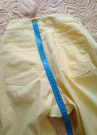 Джинсы bonprix желтые брюки штани10 фото