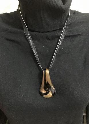 Колье подвеска муранское стекло