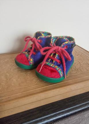 Дитячі демісезонні черевички р. 18-19 стелька 11 см черевики на хлопчика дівчинку осінь весна демі