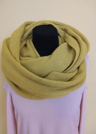 Яркий салатовый шарф,снуд,шаль reserved