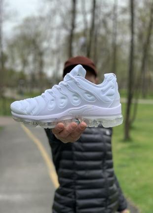 Nike air vapormax tn plus white❤️36рр-45рр❤️кросівки найк аір макс білі демісезонні, кросовки найк эир макс белые