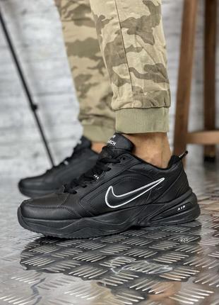 Кроссовки мужские nike air monarch черные3 фото