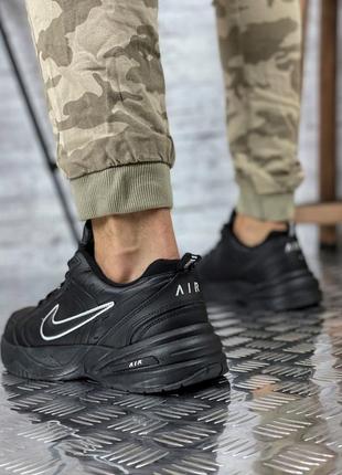 Кроссовки мужские nike air monarch черные4 фото