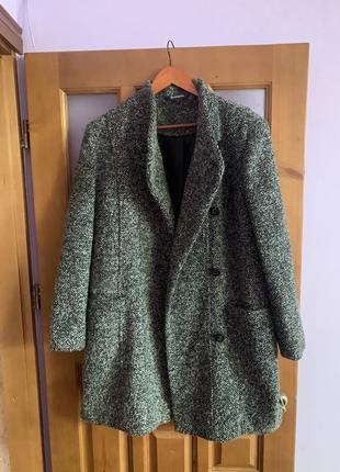 Теплий плащ кардиган пальто