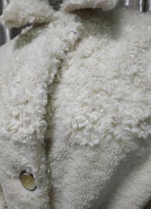 Шуба овеча вовна альпака еко-хутро італія5 фото