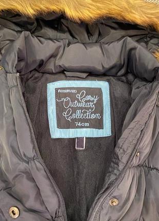 Курточка тепла для дівчинки 6-9 міс (74 см) reserved3 фото