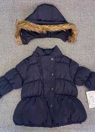 Курточка тепла для дівчинки 6-9 міс (74 см) reserved5 фото