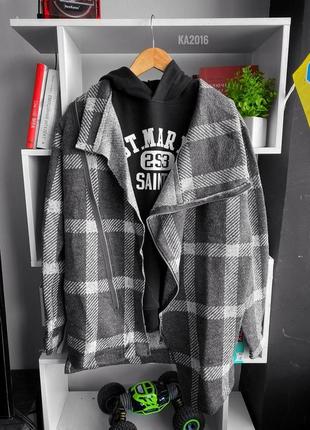 Мужской серо-белый кадриган чоловічий сіро-білий кадриган