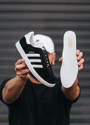 Кросівки адідас газель демісезонні adidas gazelle(36рр - 45рр), кросовки адидас газель чёрные демисезонные4 фото