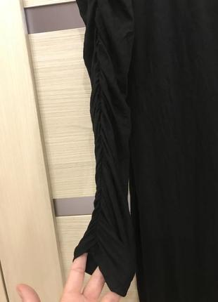 Чорна базова сукня2 фото