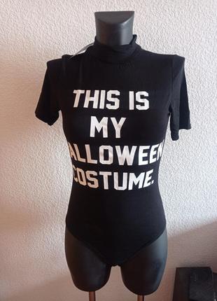 Боді з принтом фірми boohoo