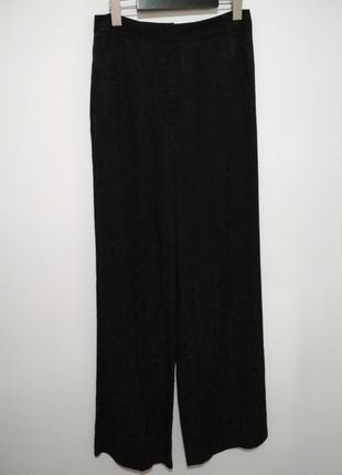Роскошная жаккардовая ткань пейсли женские черные штаны супер качество!4 фото