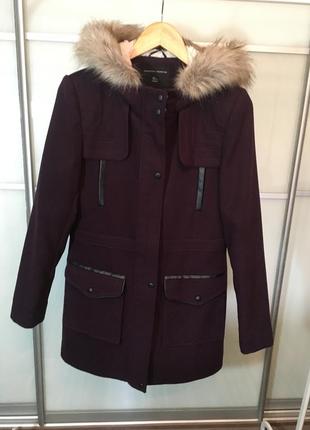 Трендові пальто-куртка кольору марсала від dorothy perkins1 фото