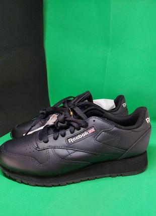 Кросівки  reebok classic leather black (gy0955) оригінал