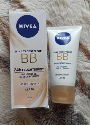 Nivea тональний крем, lsf 20, 50ml.1 фото