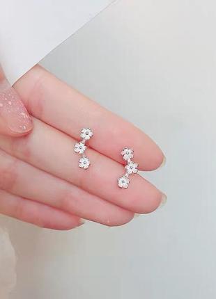 Сережки зі срібним покриттям