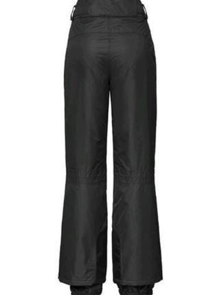 Зимние водонепроницаемые ветрозащитные теплые лыжные бордерские термо штаны брюки crivit pro на утеплителе черные базовые3 фото