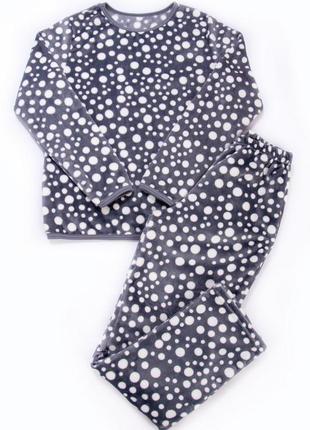 Махрова піжама тепла жіноча до 54 розміру