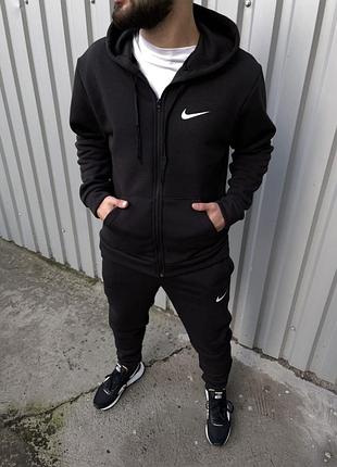 Зимний мужской спортивный трикотажный костюм nike