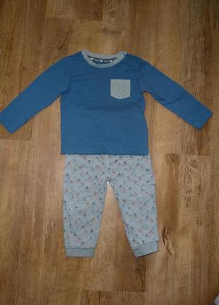 Tu піжама, костюм на 1-2 роки (12-18 міс за бирці), 100% коттон, зроблений в бангладеш