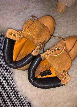 Timberland ботинки оригинал сапоги натуральная кожа нубук кожаные7 фото