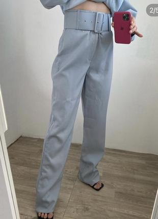 Штаны на высокой талии