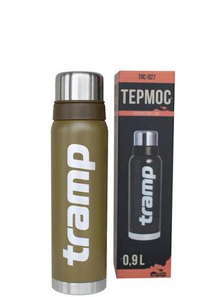Термос tramp 0,9 л trc-027, оливковий1 фото