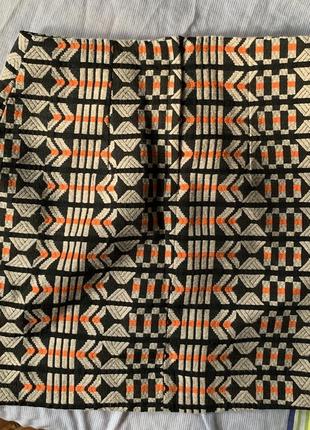 Тепла спідниця h&m з візерунком