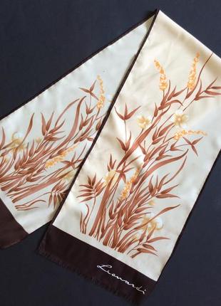 Шарф платок leonardi оригинал 100% шёлк