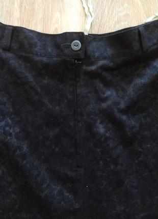 Трэндовая длинная юбка трапецией с  пуговицами, новая с этикеткой, черная4 фото