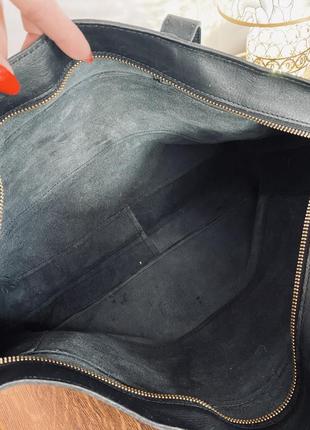 Велика, обємна,шкіряна сумка, англія5 фото