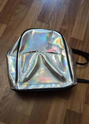 Рюкзак блискучий невеличкий